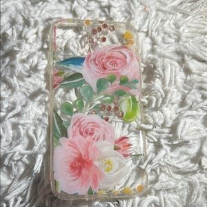 Floral Clear Phone Case